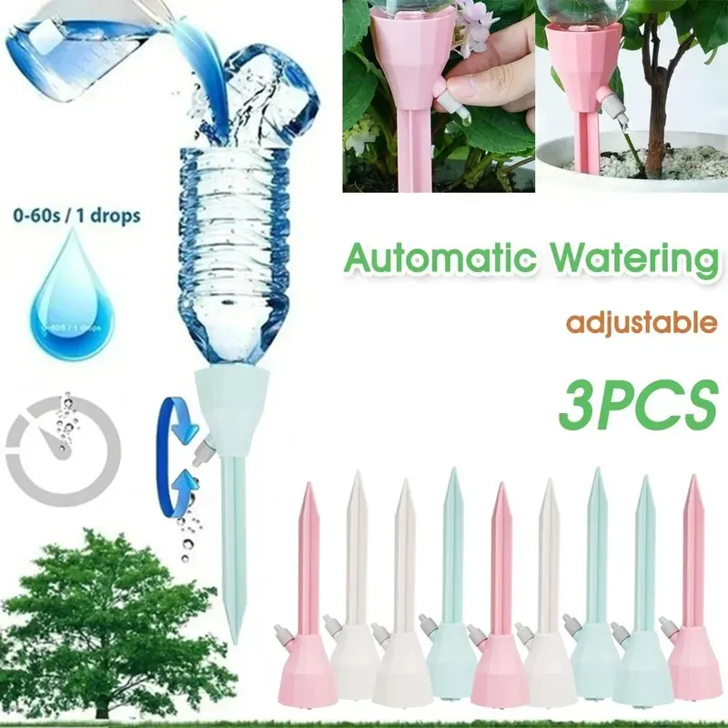 3Pcs Adjustable Drip Irrigatio - Self Watering Insert 리뷰 및 가격