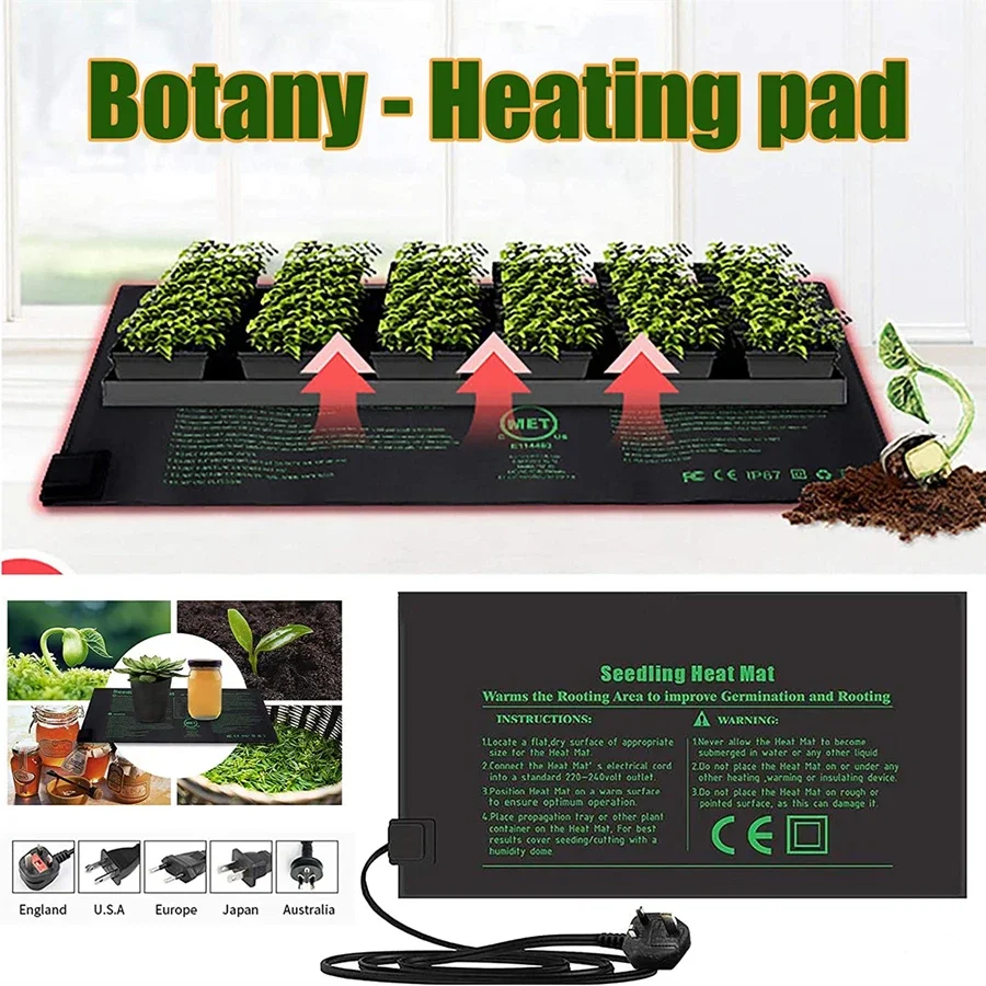 4 Sizes 220V EU Plug Seedling  - Heat Mat Seedling 리뷰 및 가격