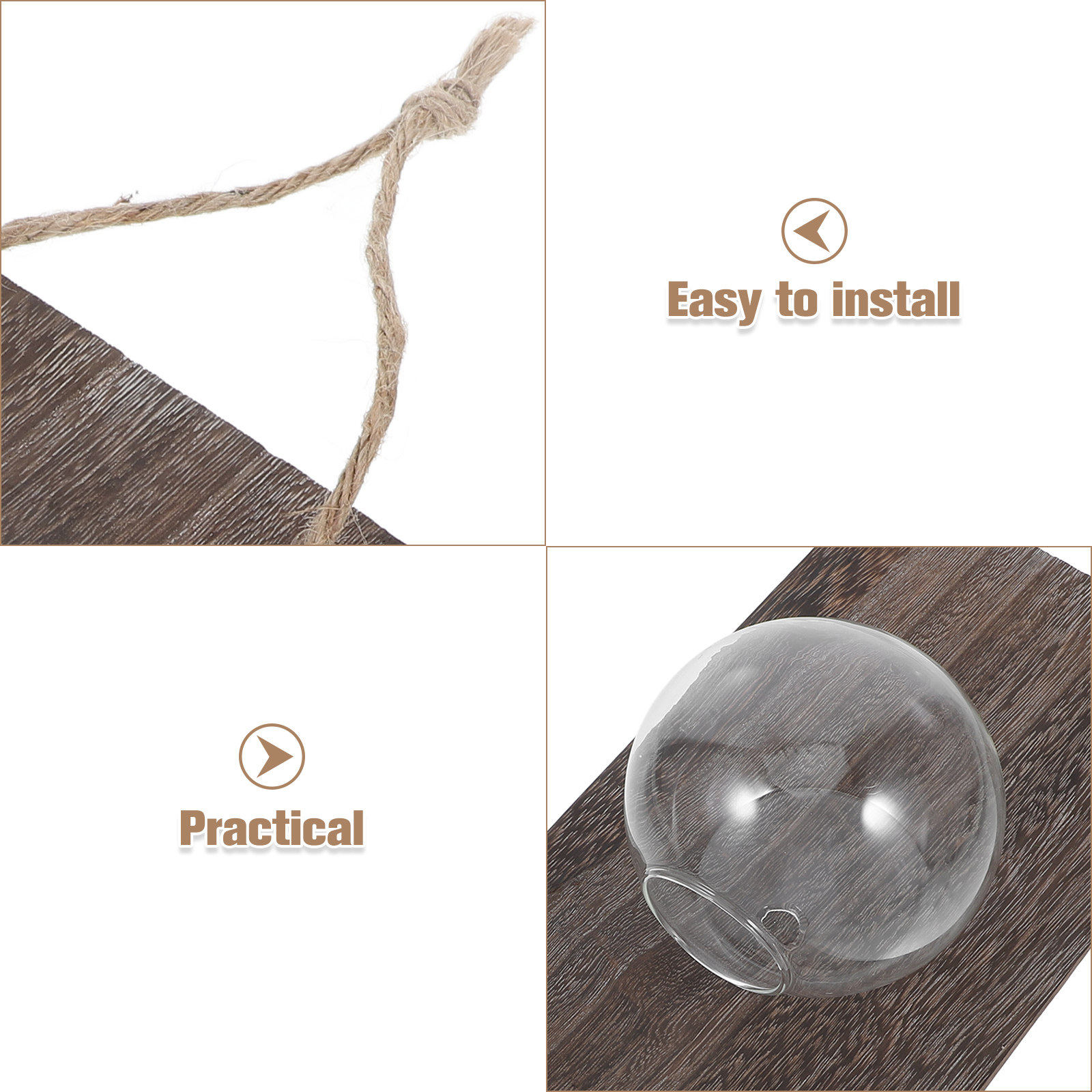 Wall Mounted Glass Vase Hangin - Propagation Station Vase 리뷰 및 가격