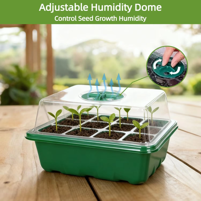Seed Starter Tray Mini Greenho - Humidity Dome Kit 리뷰 및 가격