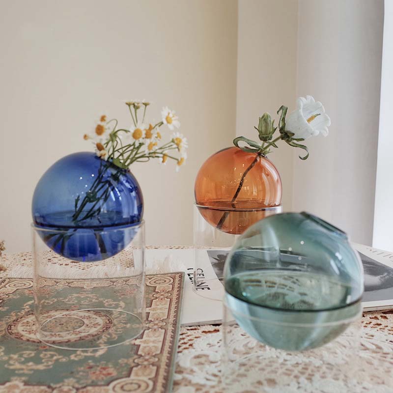 Mini Round Flower Vase Hydropo - Propagation Station Vase 리뷰 및 가격