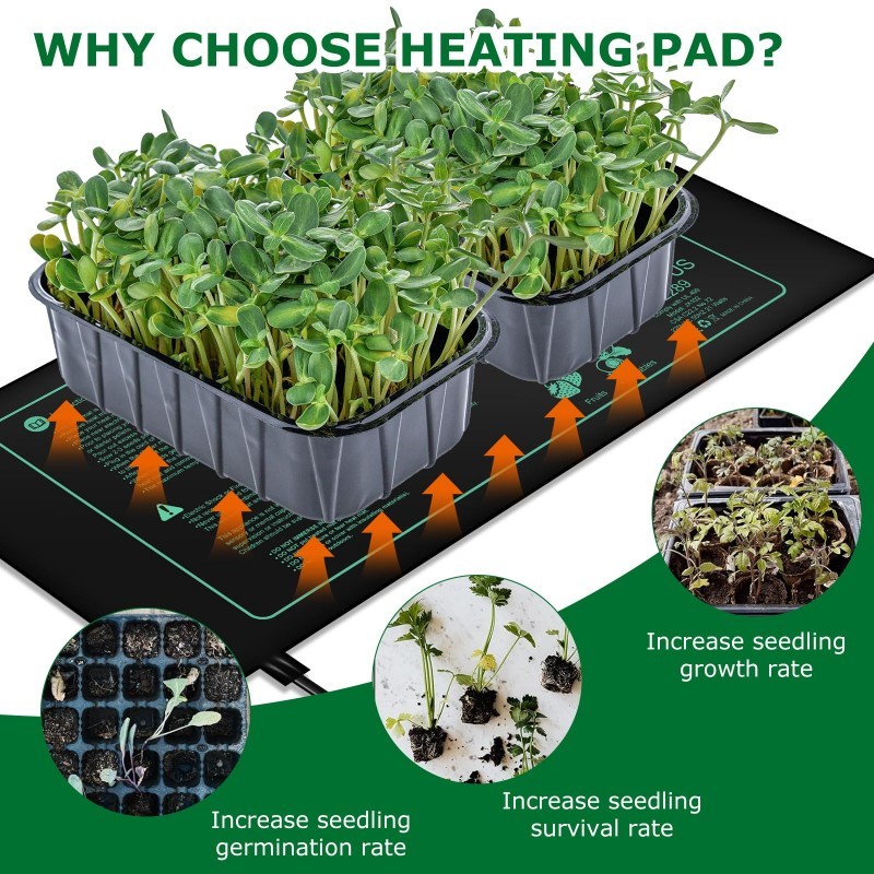 Seedling Heating Mat  Indoor P - Rooting Gel Clone 리뷰 및 가격