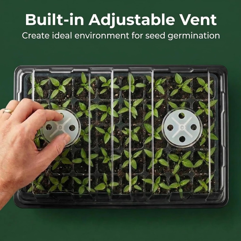 5-Set Seed Starter Tray Kits,  - Humidity Dome Kit 리뷰 및 가격