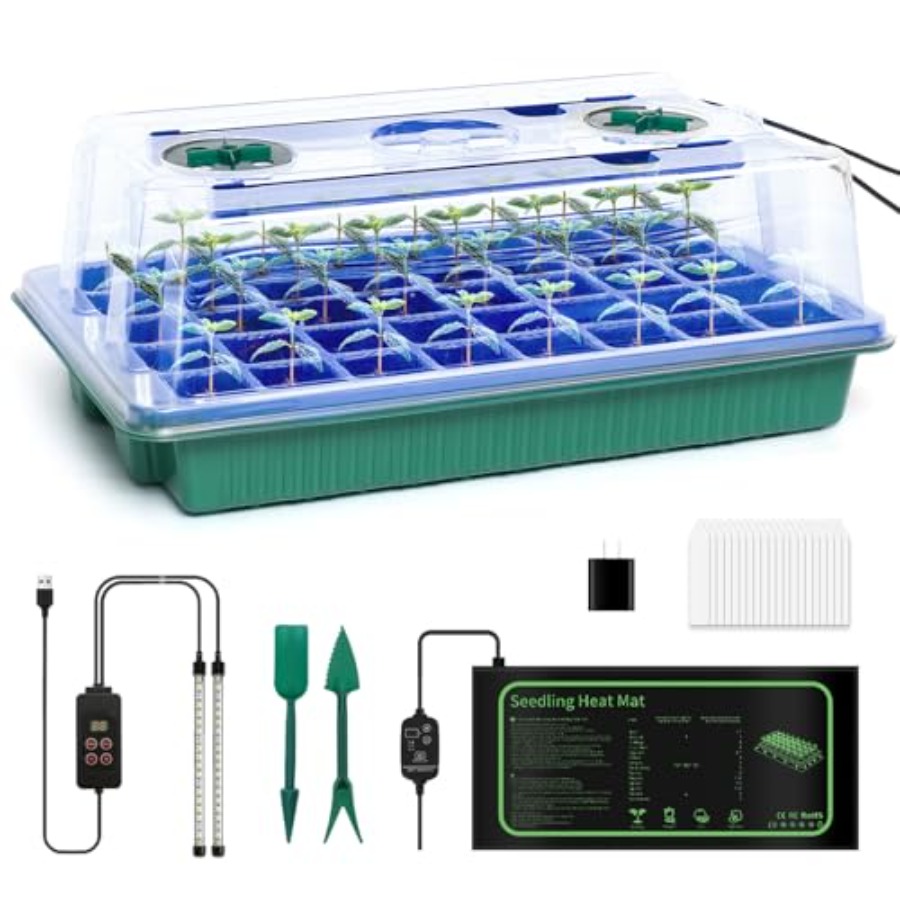 Seed Starter Kit with Grow Lig - Humidity Dome Kit 리뷰 및 가격