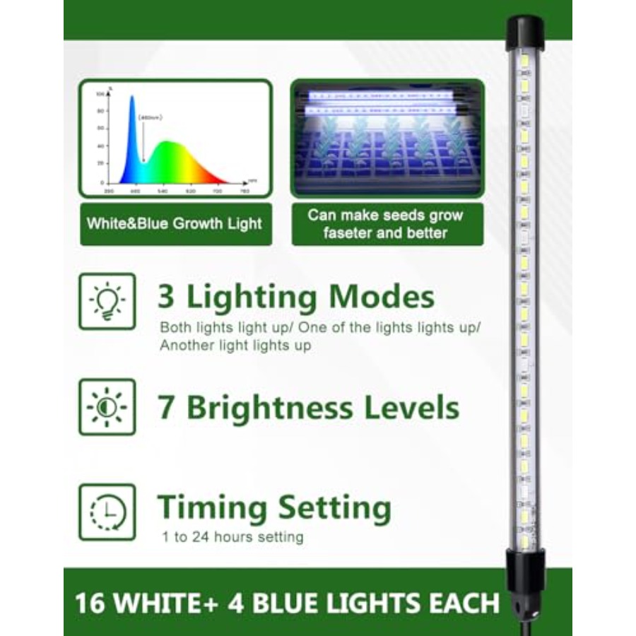 Seed Starter Kit with Grow Lig - Humidity Dome Kit 리뷰 및 가격
