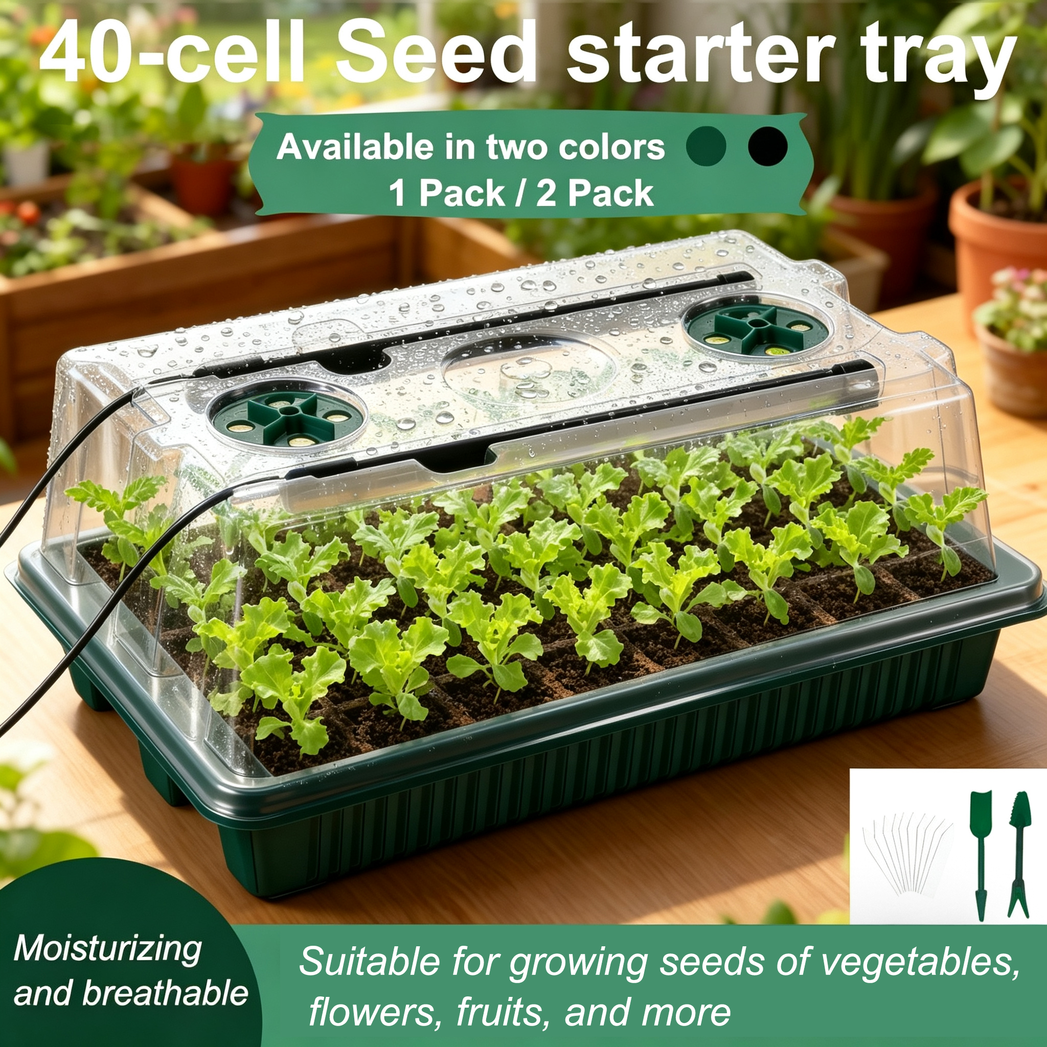 Seed Starter Tray with Grow Li - Humidity Dome Kit 리뷰 및 가격