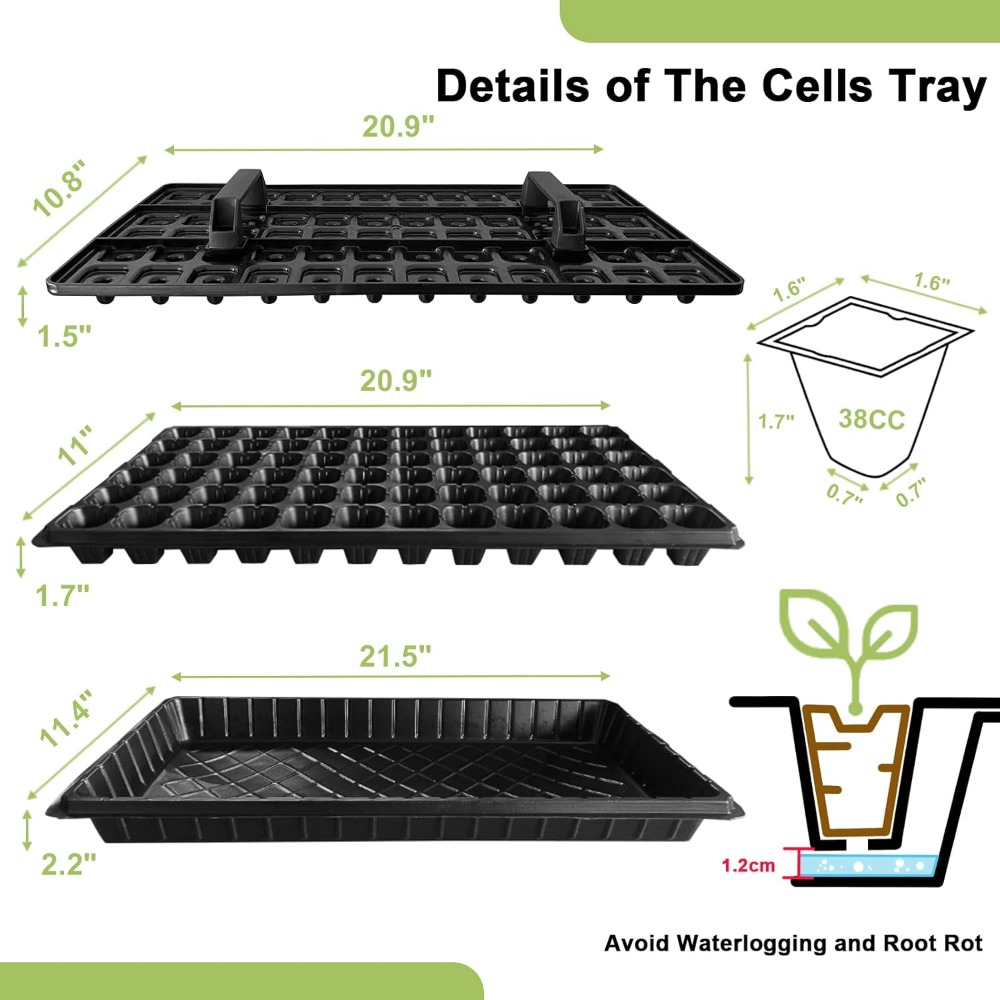 72 Cell Seed Starter Trays wit - Propagation Tray 72 리뷰 및 가격