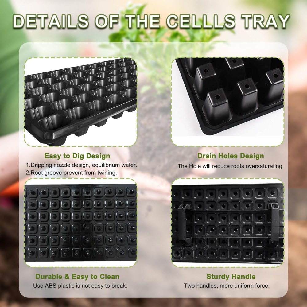 72 Cell Seed Starter Trays wit - Propagation Tray 72 리뷰 및 가격