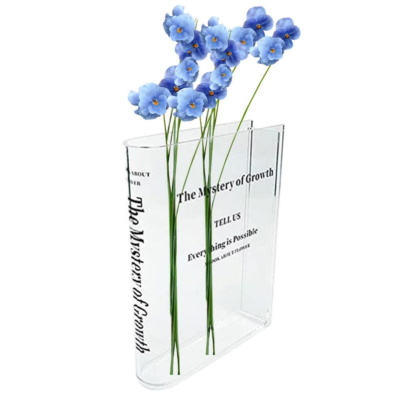 Clear Book Vase Aesthetic Acry - Propagation Station Vase 리뷰 및 가격