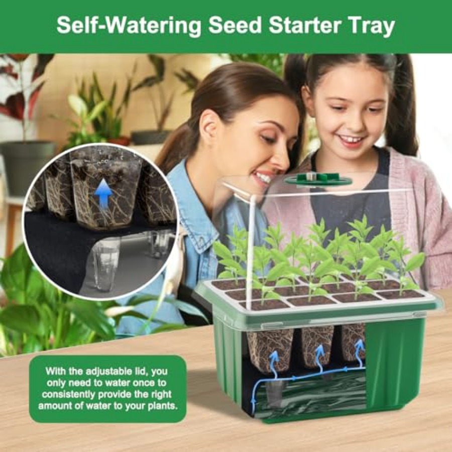 Seed Starter Tray with Light,  - Humidity Dome Kit 리뷰 및 가격