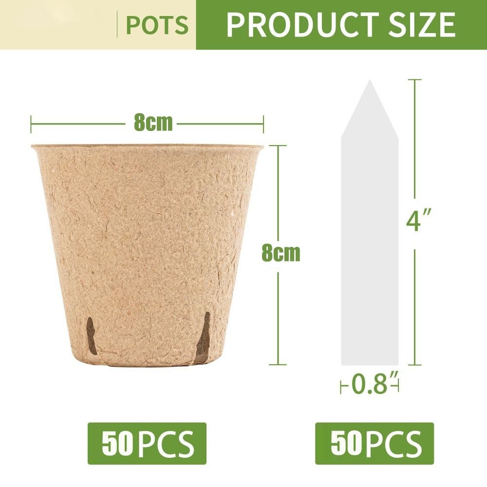 50PCS Biodegradable Plant Star - Peat Pellet Tray 리뷰 및 가격