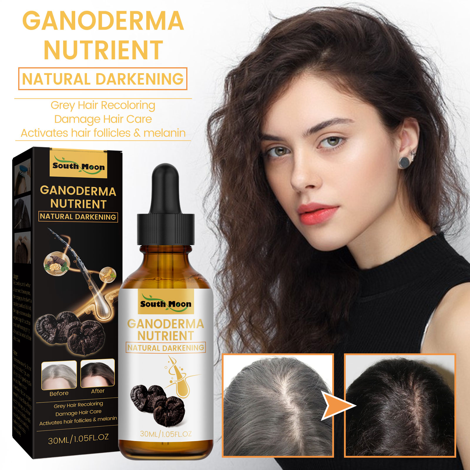 Black Ganoderma Lucidum Hair L - Root Stimulator Liquid 리뷰 및 가격