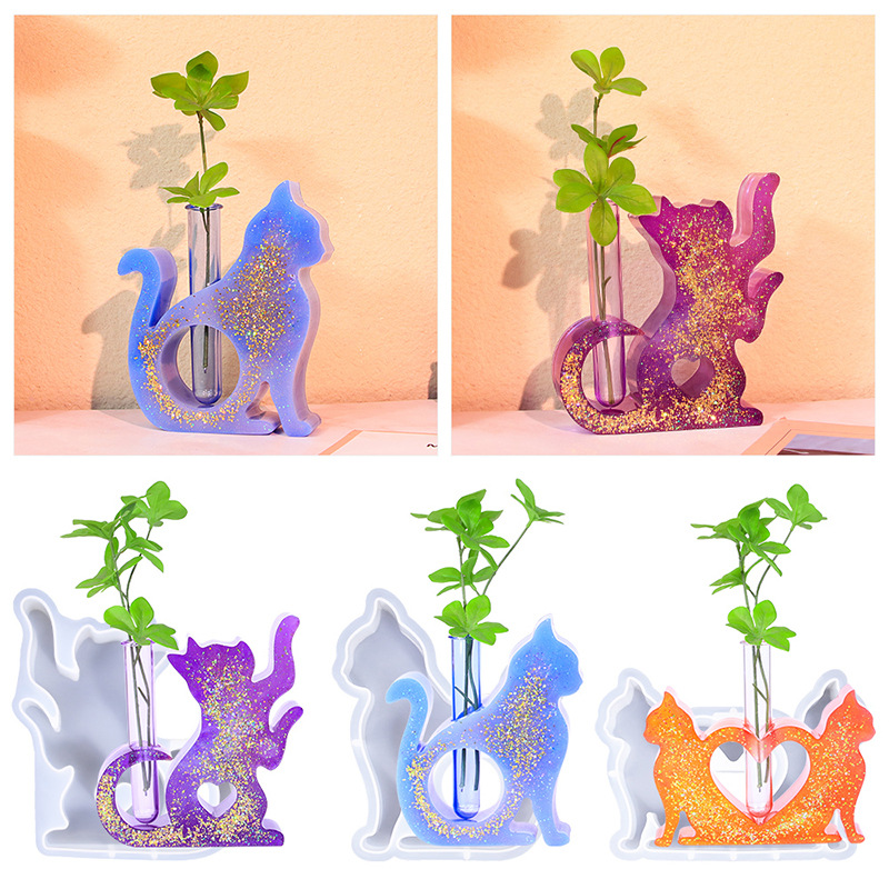 Cat Shaped Resin Molds Vase Si - Propagation Station Vase 리뷰 및 가격
