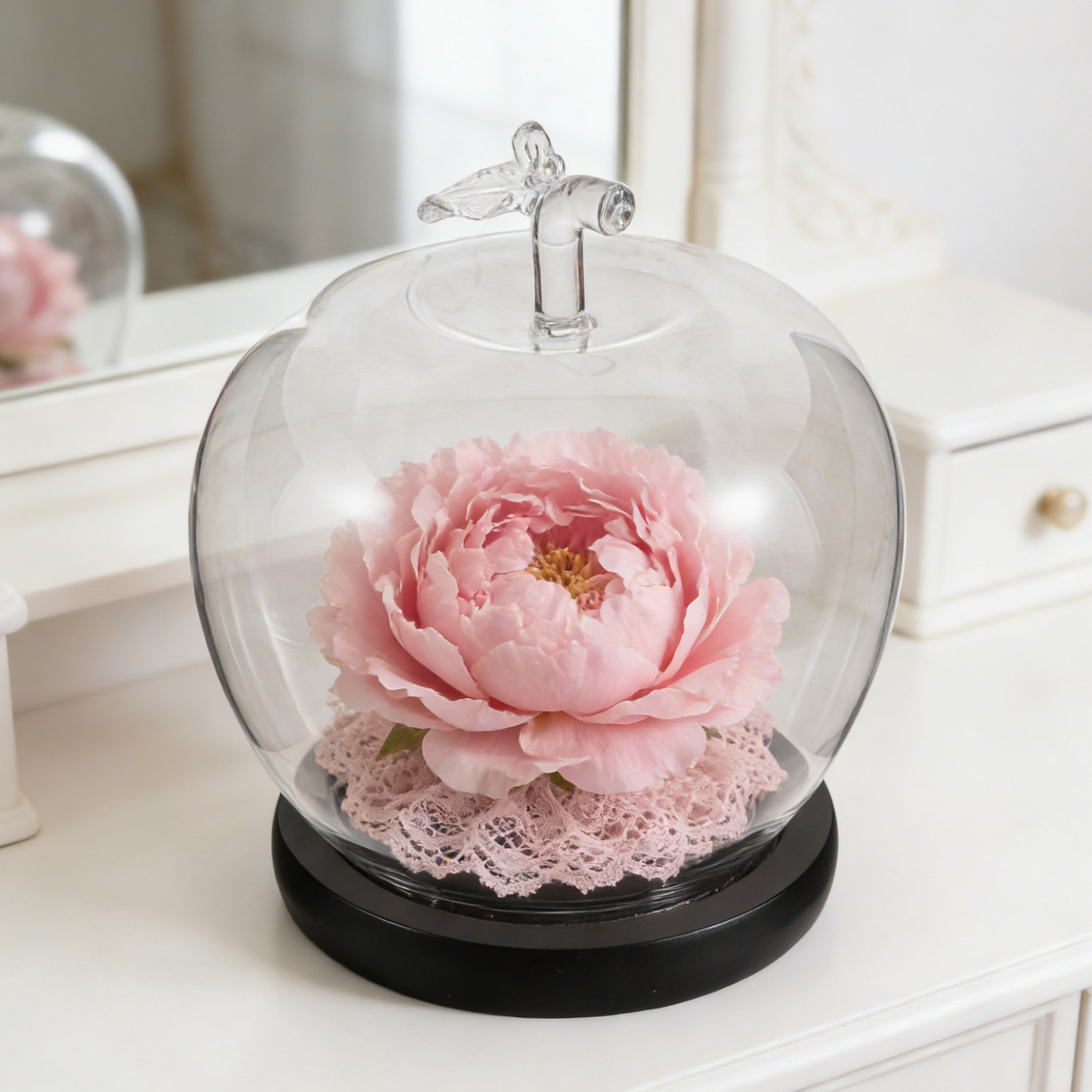 Inspired Glass Dome Cloche wit - Plastic Dome Clear 리뷰 및 가격