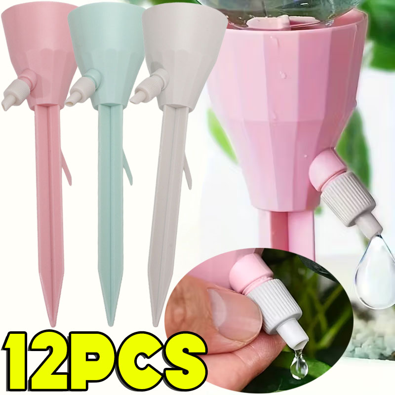 1/12pcs Automatic Drip Irrigat - Self Watering Insert 리뷰 및 가격