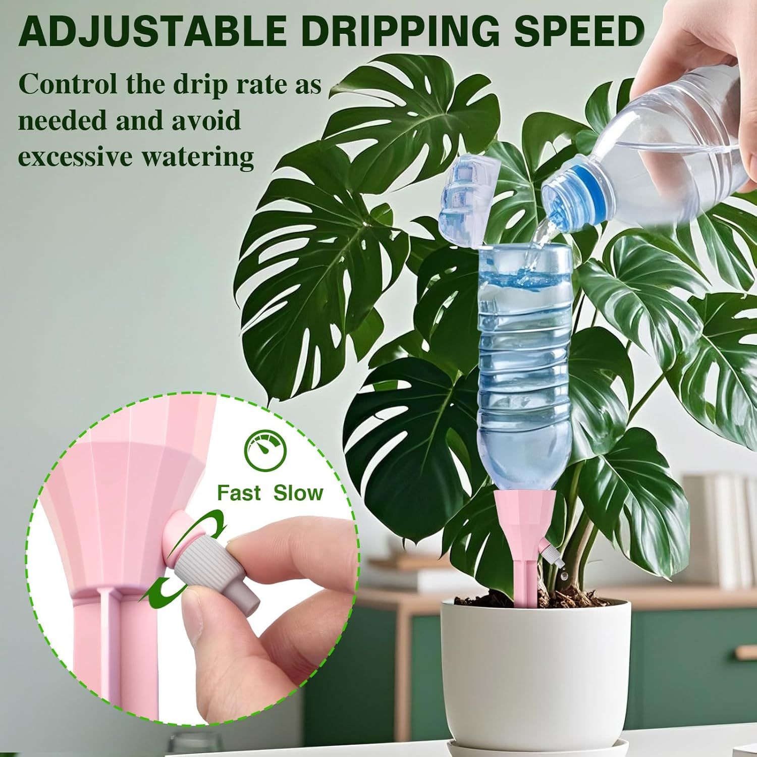 1/12pcs Automatic Drip Irrigat - Self Watering Insert 리뷰 및 가격