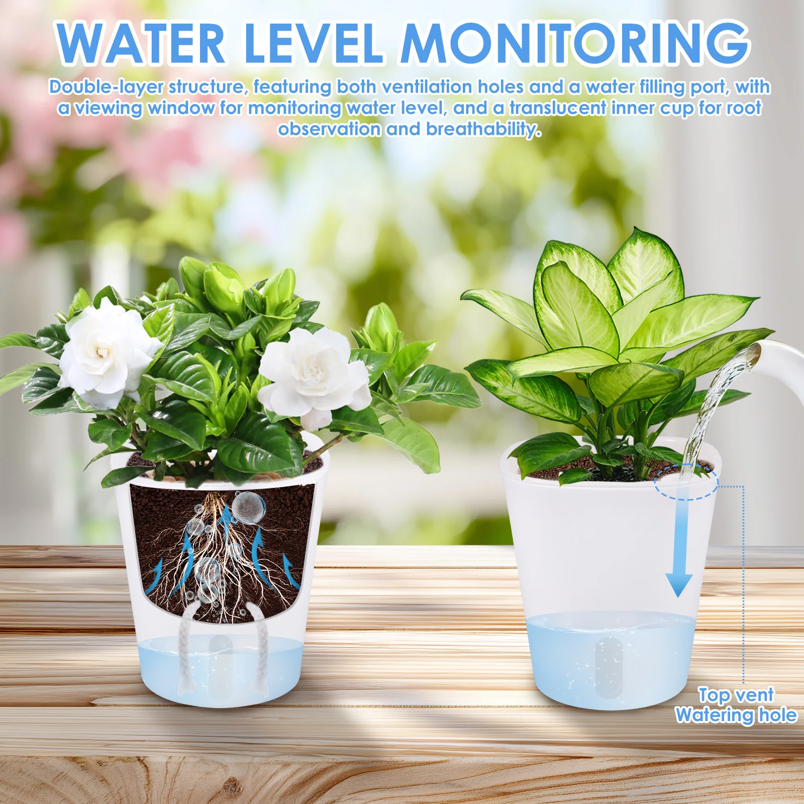 10 Pcs Self Watering Planter L - Self Watering Insert 리뷰 및 가격