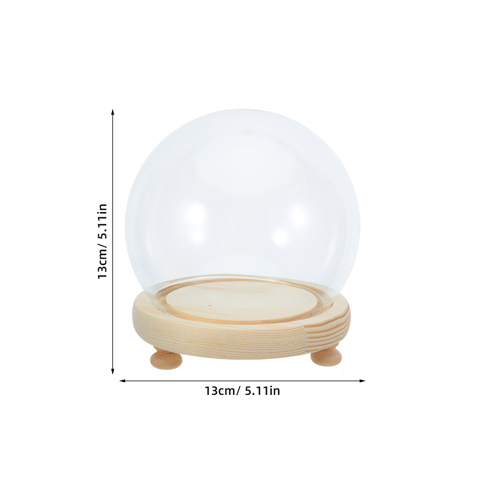 Dried Flower Glass Dome Displa - Plastic Dome Clear 리뷰 및 가격