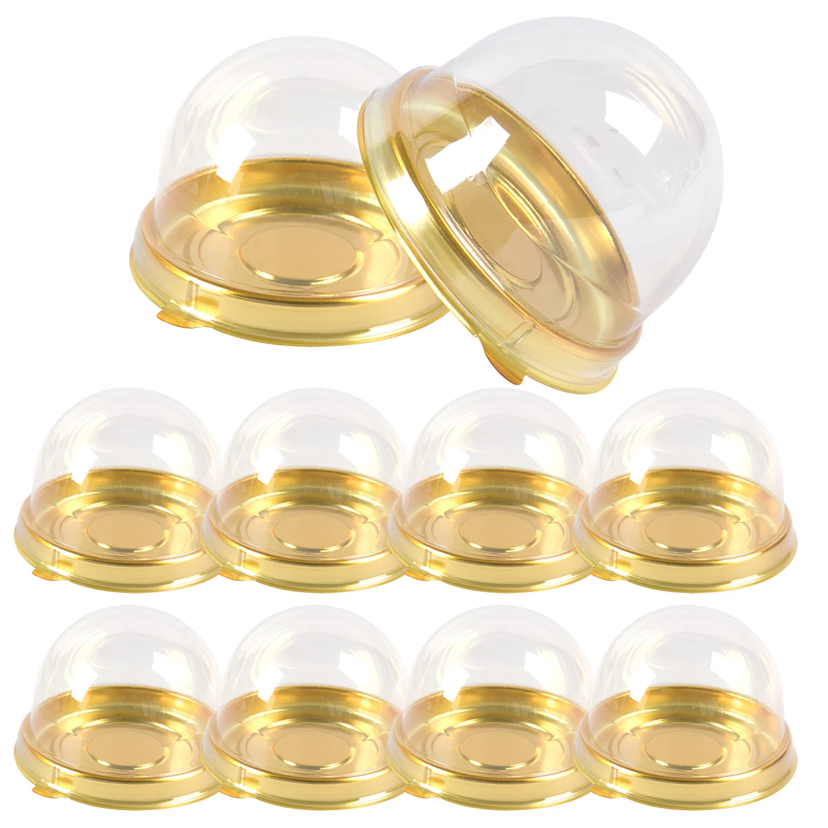 50pcs Clear Plastic Mini Cupca - Plastic Dome Clear 리뷰 및 가격