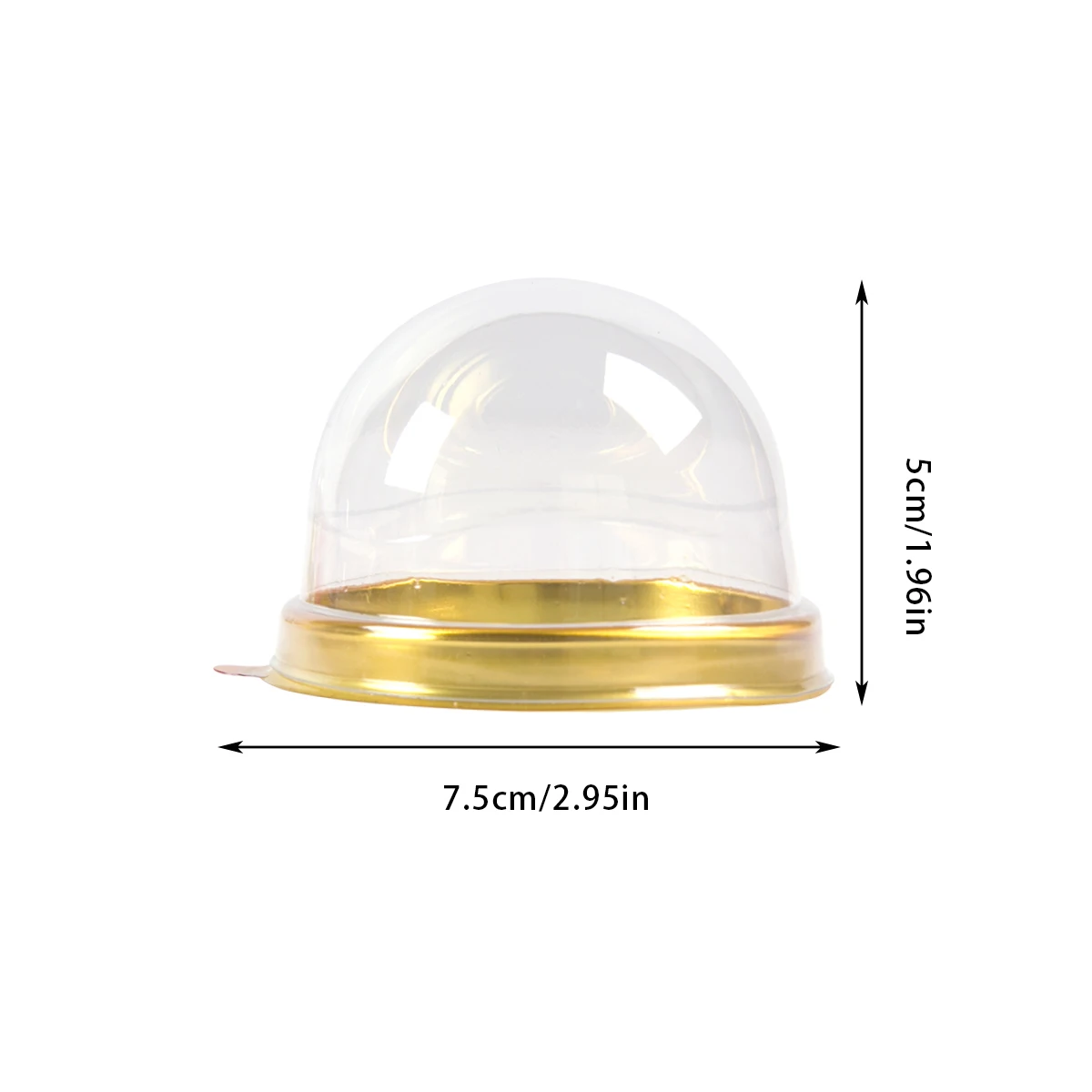 50pcs Clear Plastic Mini Cupca - Plastic Dome Clear 리뷰 및 가격