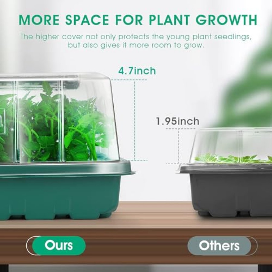 Seed Starter Tray with Grow Li - Humidity Dome Kit 리뷰 및 가격