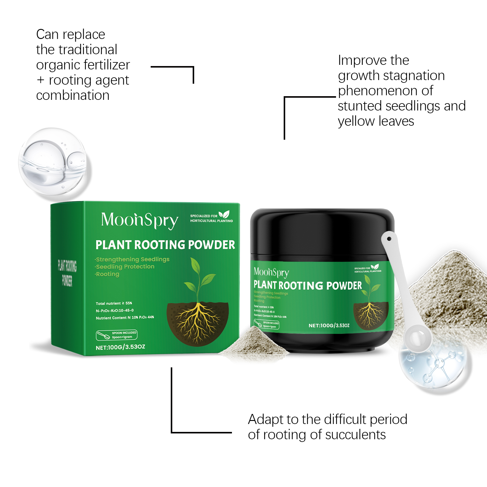 100g Plant Rooting Powder for  - Rooting Hormone Powder 리뷰 및 가격